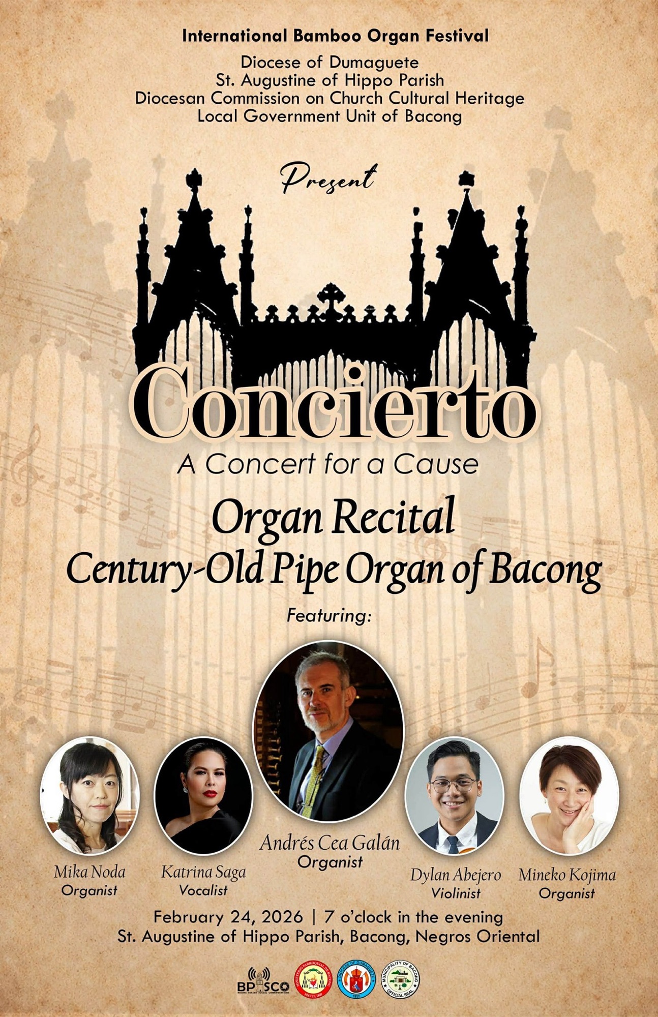 Organ recital Century-Old Pipe Organ in Bacong